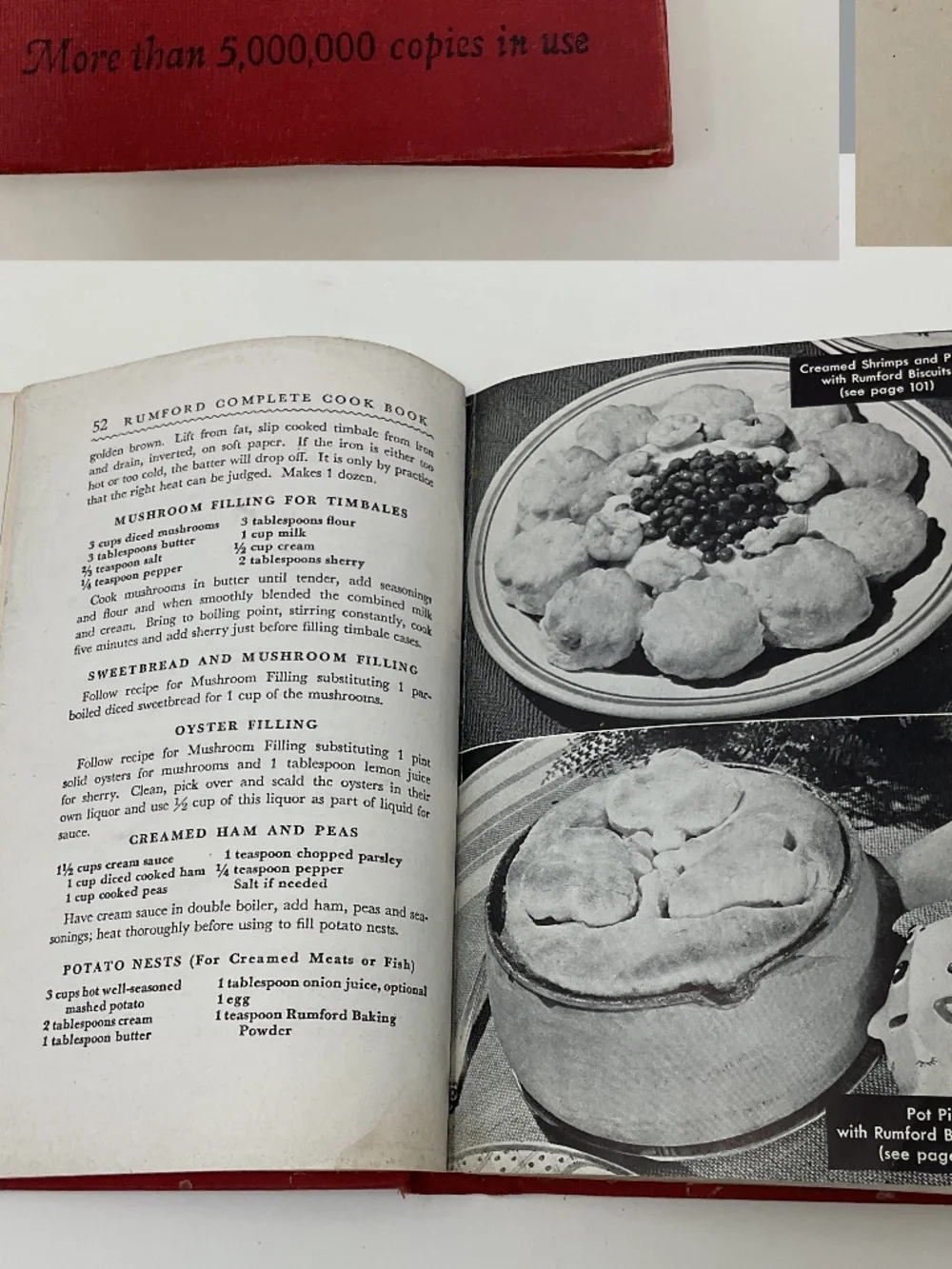 vintage The Rumford Complete Cook Book by Lily Haxworth Wallace